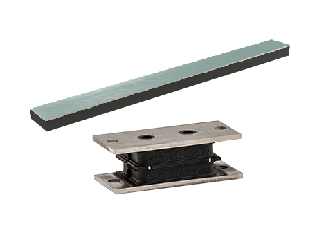 Kerroskiinnikkeet ja kiskot AISI 316 -terästä