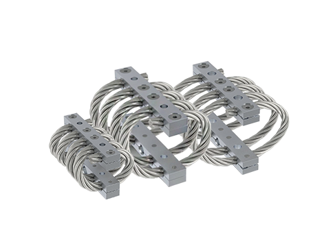 Half Helical -kiinnikkeitä (Half Helical Shock Mount)