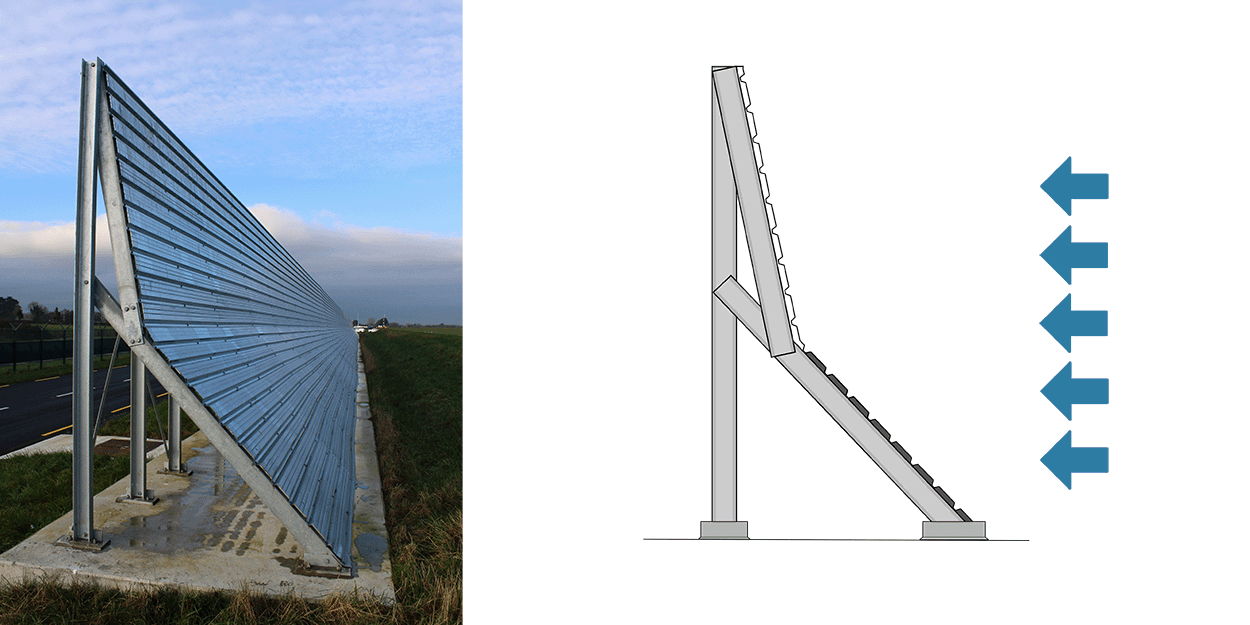 Kuva Jet Blast - Curved Solid Jet Blast Barrier